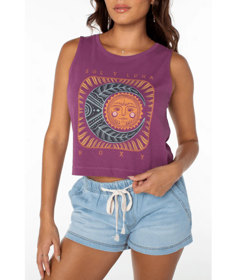 CAMISETA FEMENINO ROXY SOL Y LUNA WILDFLOWER – foto 1
